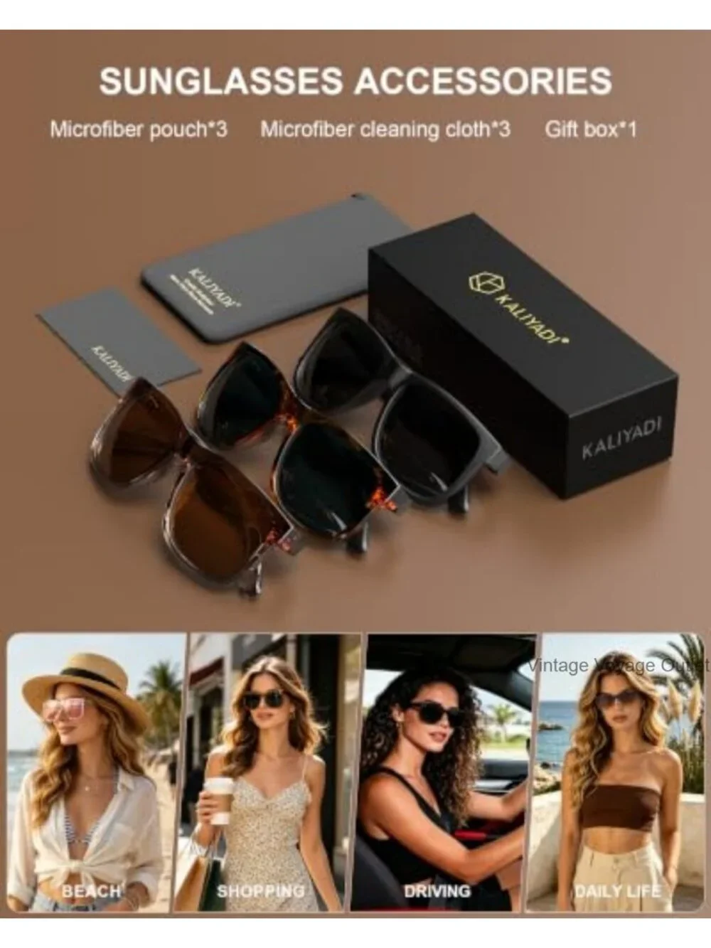 Retro Polarized Sunglasses with UV400 Protection for Driving Travel